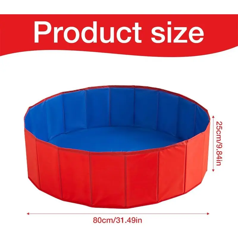 Mineup Foldable Baby Ball Pit - 80cm Ocean Ball Pool for Toddlers Boys Girls Indoor Outdoor Playpen 1