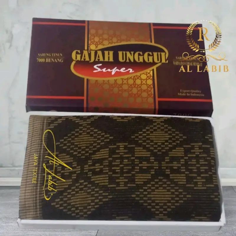 Sarung Tenun Dobby Refir Berkualitas Terbaik Pria Dewasa Sholat Santri Souvenir Hajj Poliester Katun Muslim Nyaman Motif Tebal Hitam Putih Kain Remaja 5