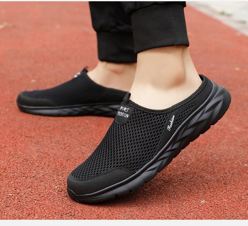 Product Introduction of Sneakers Casual Shoes for Men Breathable Summer Lightweight Comfortable Black Slip-On Driving Walking Shoes Tenis Masculino Boy Runner 63