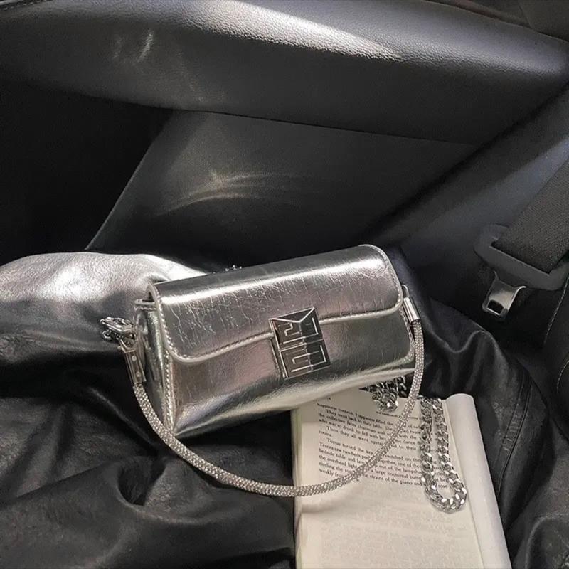 Túi xách nữ cầm tay đeo chéo dự tiệc quai đính đá sang chảnh Trendy Bag