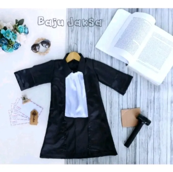 Kostum Baju Jaksa / Hakim / Advokat Junior / Kostum Baju Profesi anak / Kostum Photoshoot Anak Fashion