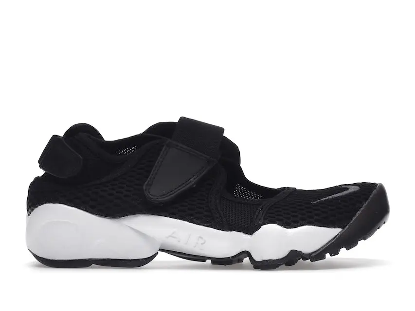 Sepatu Sandal Nἱkẹ AirRift Hitam Putih Pria dan Wanita Sendal Kasual Slip On Keren