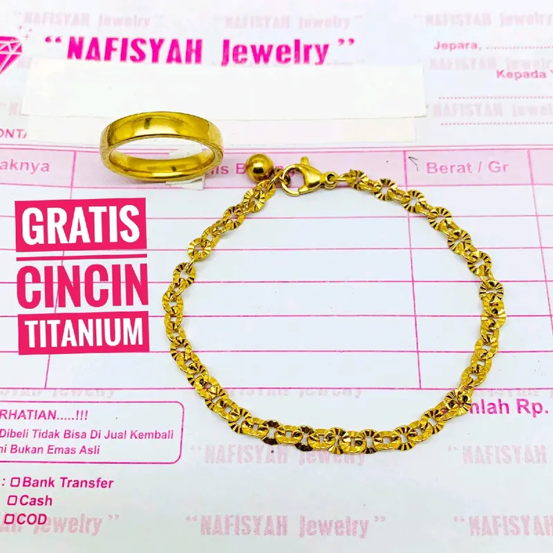 GELANG TANGAN RANTAI NORI GRAFIR TITANIUM Bracelets 1