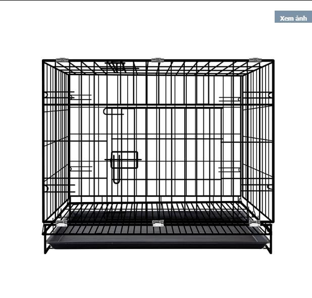 Chuồng chó gấp gọn đa năng giá rẻ tặng khay vệ sinh size 50cm 60cm và 70cm
