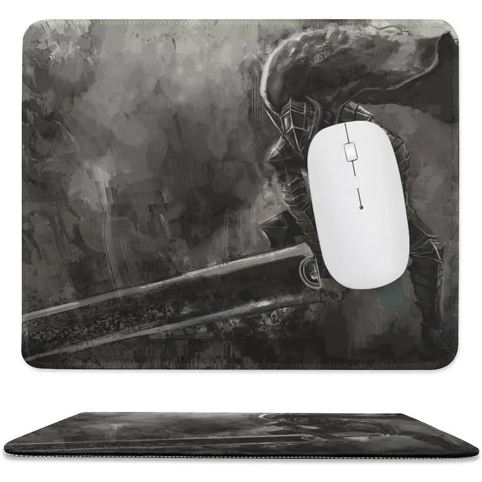 30x25cm Berserk Mouse Pad Manga Mousepad  Gaming Non-Slip Anime microfiber Mouse Pads Large Desk Mat custom logo