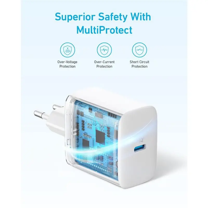 Anker Powerport Charger 20W Dual Port USB Type-C - A2347 5