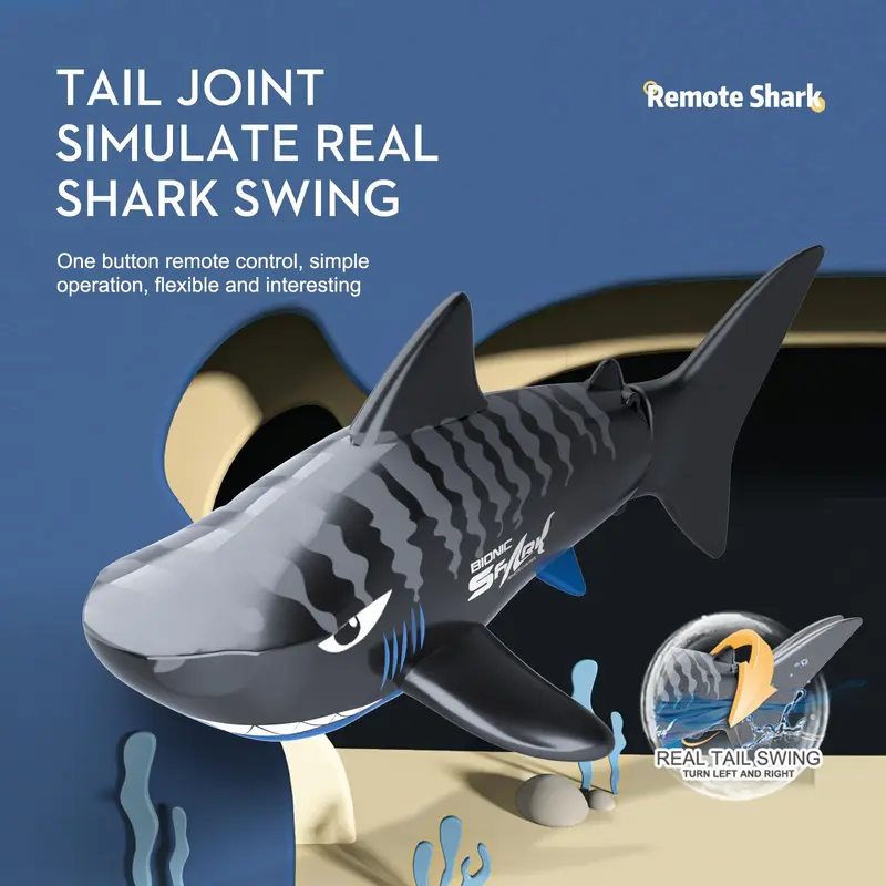 Remote Control Shark Toy, 1 Box Electric Shark Toy, Outdoor Toys, Birthday Gifts, Indoor & Outdoor Toys 6