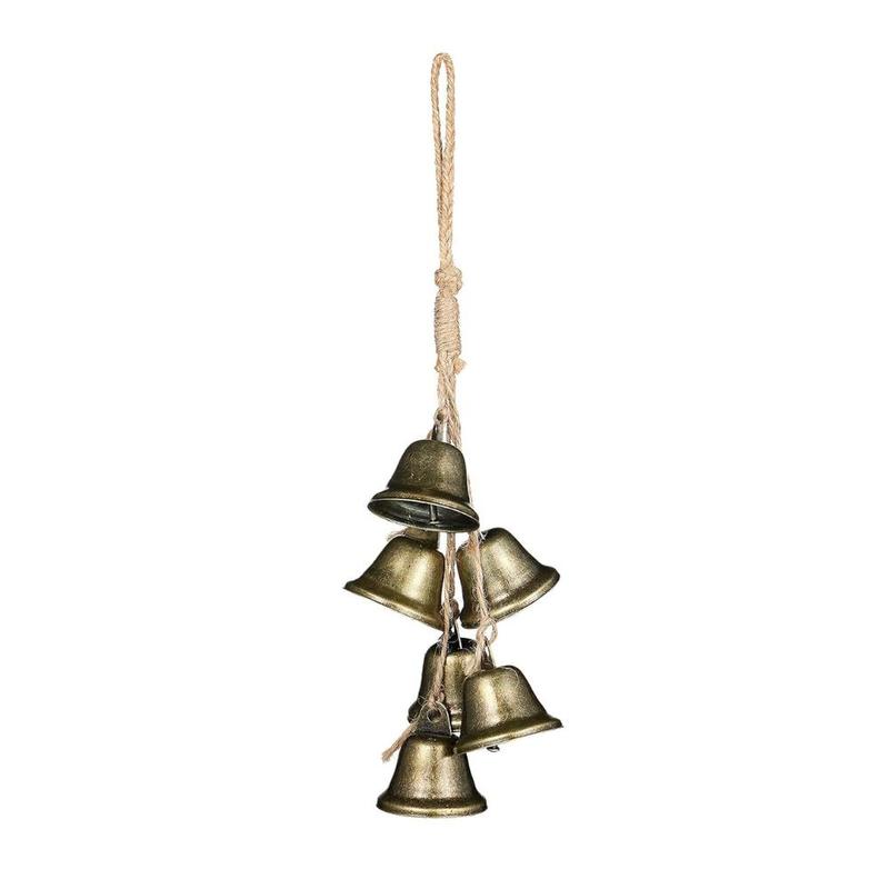 Product Introduction of Vintage Wind Chime, 1 Count Wall Hanging Bell Ornament, Bell Decoration, Home Decor for Living Room Bedroom, Festive & Party Supplies 7