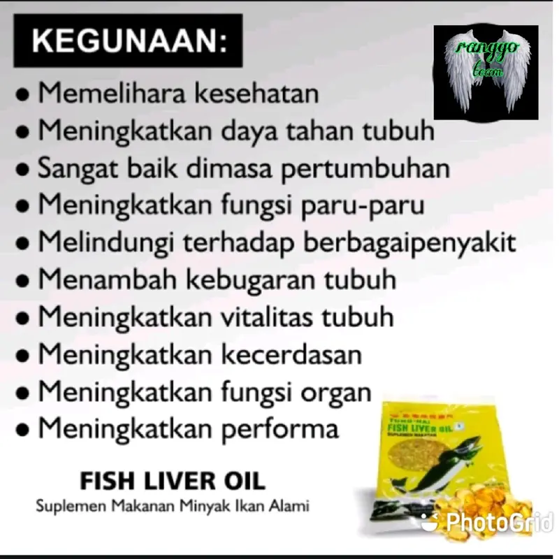 TUNG HAI FISH OIL MINYAK IKAN HEWAN 1
