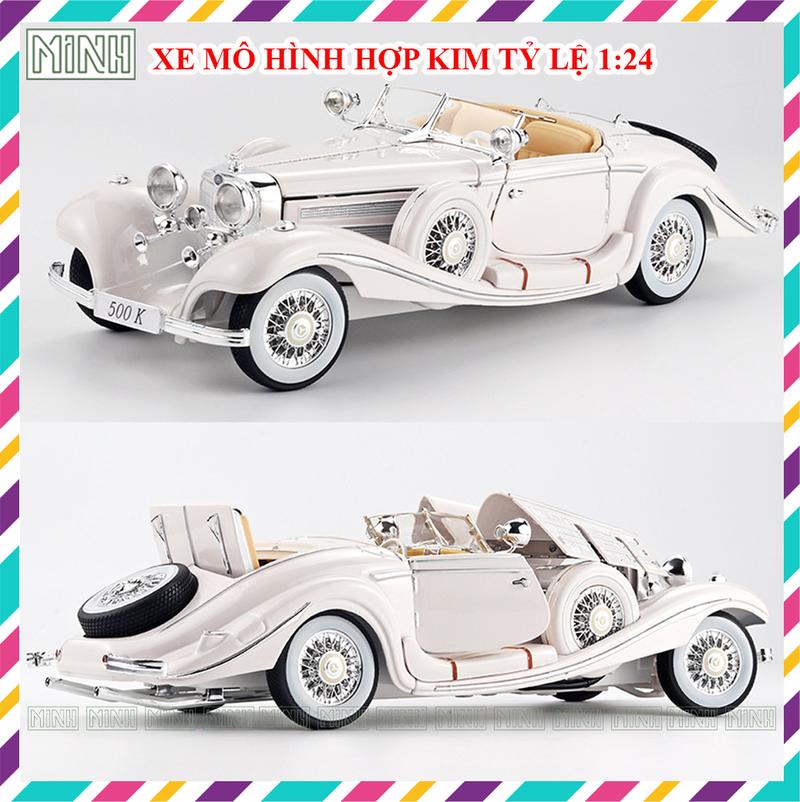 Product Introduction of Mô Hình Xe Mercedes - Benz 500K Classic 1936 Vỏ Hợp Kim tỉ lệ 1:24 có đánh lái, đèn led, Thích hợp Decor, sưu tầm 1