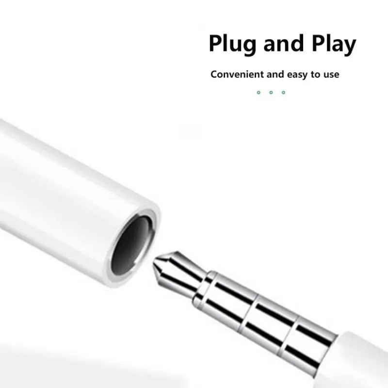 JACK CHUYỂN ĐỔI ( IP RA 3.5MM ) DÙNG CHO TAI NGHE CÓ  KẾT NỐI Bluetooth CÓ ĐÀM THOẠI QUA MIC NGHE NHẠC XEM PHIM  [ KHÔNG DÙNG CHO LIVE VÀ CHƠI GAME ] 2