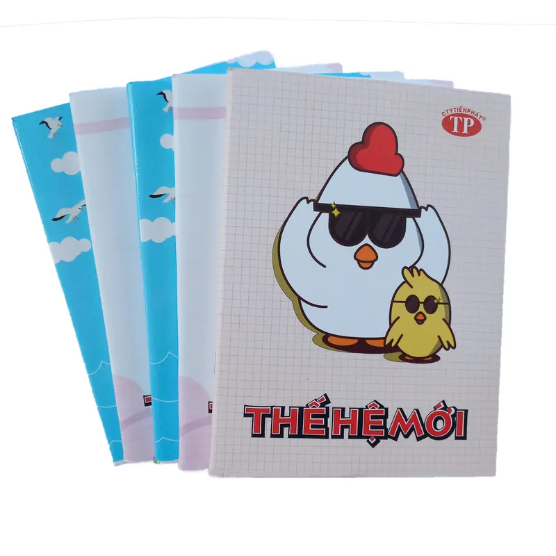 Combo 5 vở 200 trang Thế Hệ Mới. Cty Tiến Phát. 4 dòng ly ngang. kích thước:15.6x20.5cm. Tặng kèm bìa bao, nhãn. DÙNG CHO HS CẤP 2,3... VỞ CHO HS MIỀN NAM 0