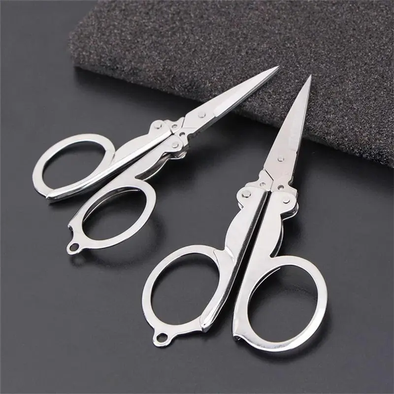 Kéo Mini Gấp Gọn, Kéo Cắt Tỉa Lông Mũi Kéo Cắt Chỉ May - Kéo Bé Bỏ Túi Đa Năng 8