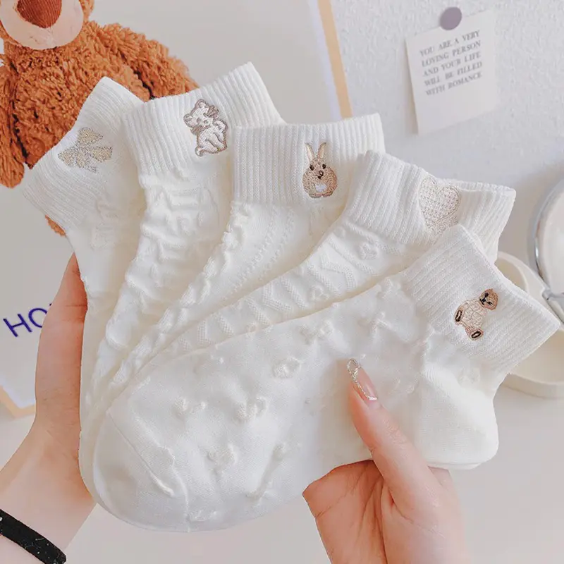 Vớ Trắng Cao Cổ Cotton SANDANI - Phù Hợp Mang Cùng Sandal & Menswear Cổ Cao 1