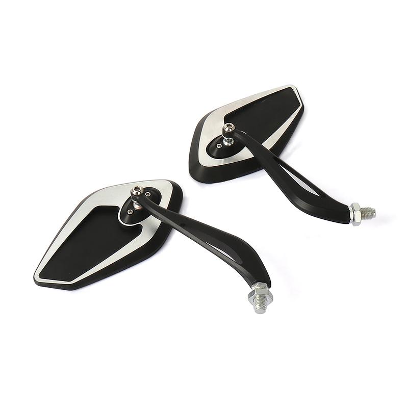 Motorcycle Aluminum Rearview Mirrors For Triumph Speed Triple 2011 2012 Aluminum Back Side Convex Mirror Motorcycle Accessories 2