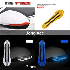 Sticker Pelindung Kaca Spion Mobil Bahan Silikon Reflektor Melindungi dari Goresan