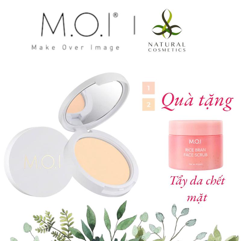 [Chính hãng] Phấn Phủ M.O.I Hồ Ngọc Hà kiềm dầu kháng nước Baby Skin Powder - Tone tự nhiên Cosmetic Nữ Mỹ Phẩm Trang Điểm Women