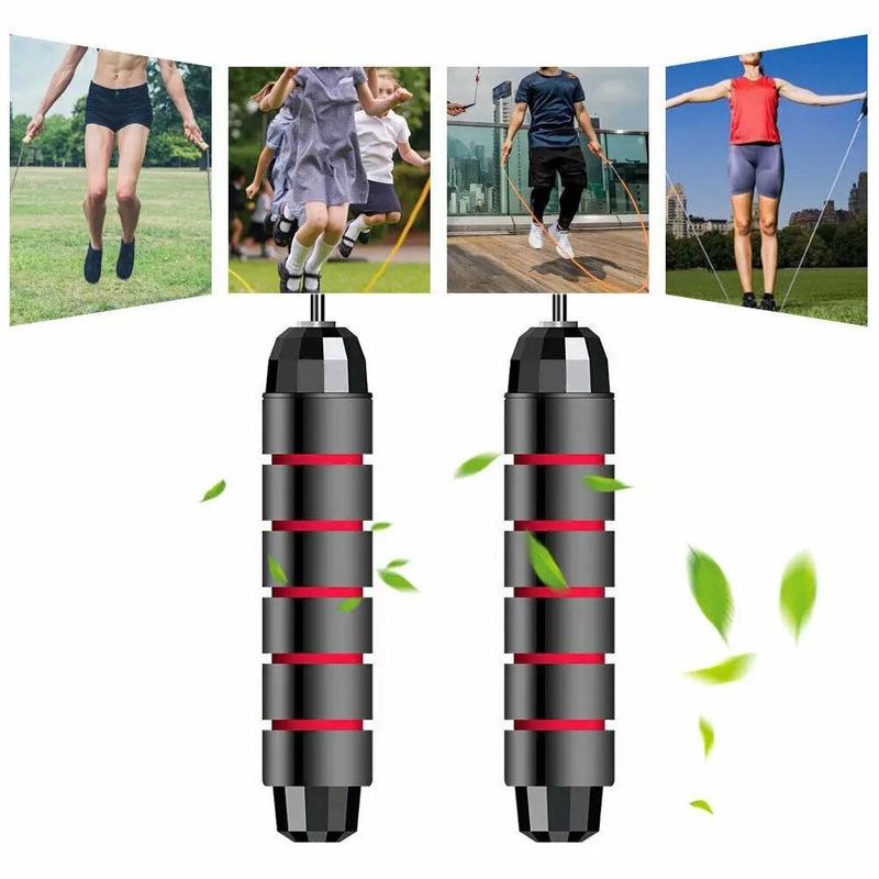 Product Introduction of Skipping Rope Fitness Physical Training Yoga Forged Skipping Bearing Wire Rope Rope Skipping P2V7 31