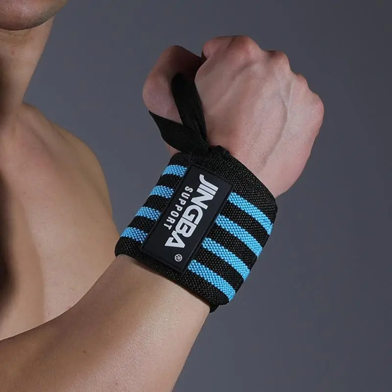 Adjustable Wrist Support Wrap, Fashion Striped Elastic Wristband for Men and Women Daily, Sports Gear Wrist Guard for Basketball Badminton 7