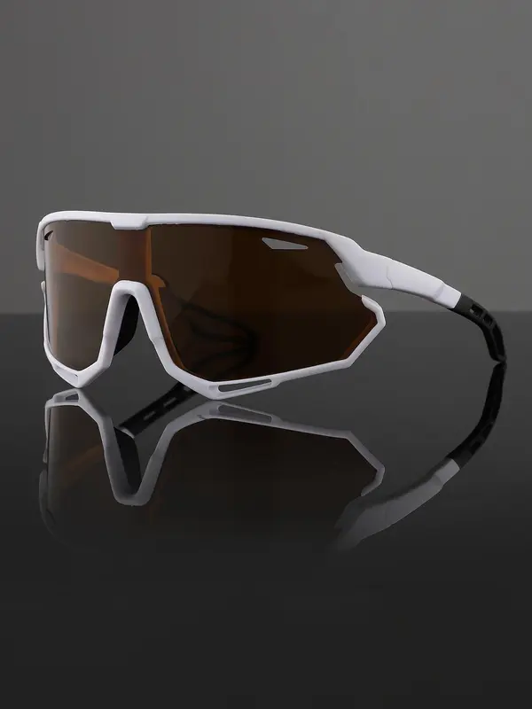 Outdoor Sports Hollow Out Cycling Glasses, UV400 Anti-UV Sports Sunglasses, Windproof & Dustproof Sports Sunglasses for Men & Women 2