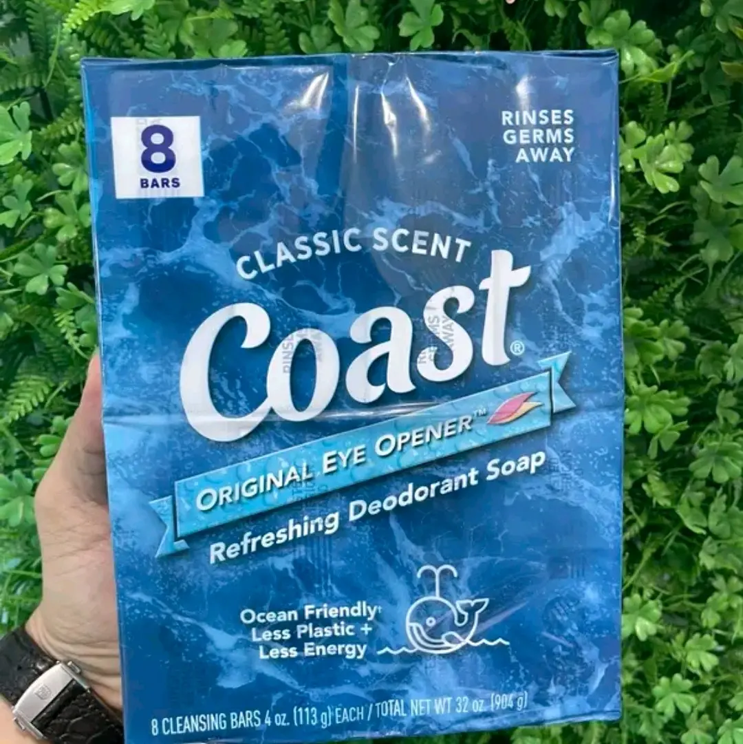 Lốc 8 Cục Xà Phòng Coast Mỹ Dưỡng Da Body Dưỡng Body