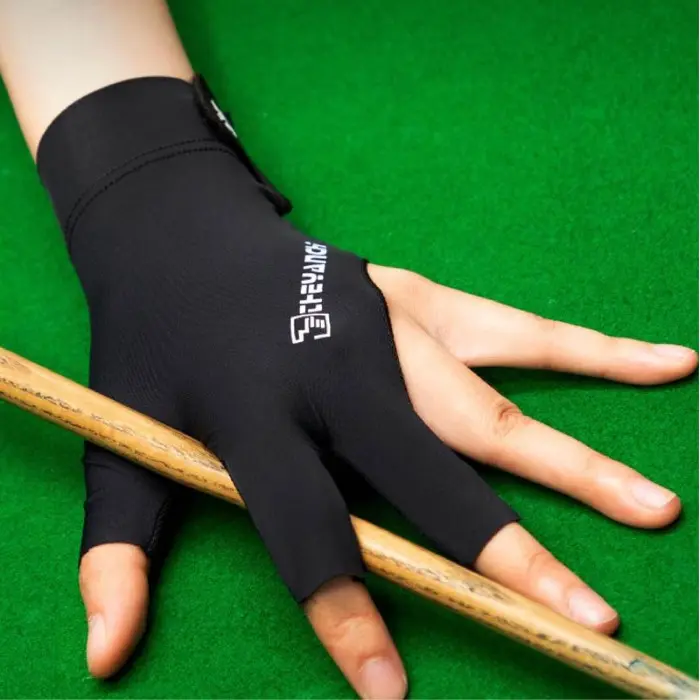 DFEILISA Billiard Glove,Sarung Tangan Billiard,Sarung Tangan Billiar Lycra 3-Finger Anti Slip