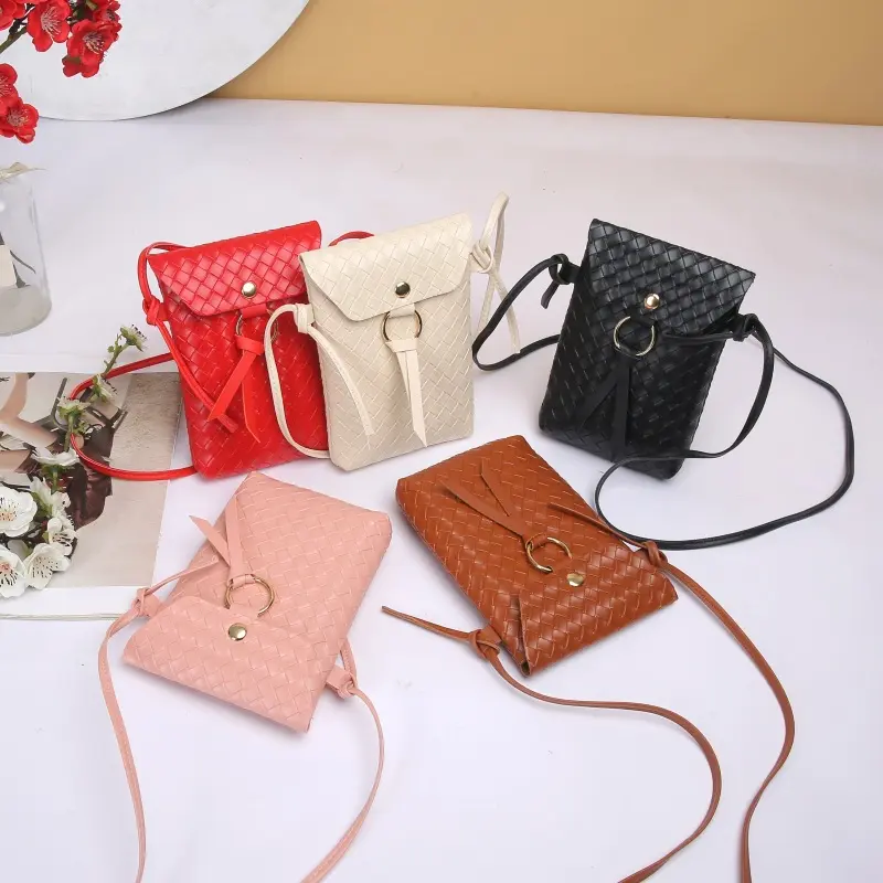 Korean Style Girl's Bag New Fashion Simple Commuter Bag Textured French Style Women's Handbag Crossbody Bag