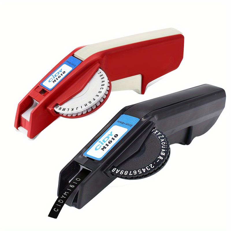 Product Introduction of Portable and no electricity required Cidy M1610 manual label maker for 3D Embossing plastic 1610 manual label printer 1610 suit organizer Xpress manual machine 5