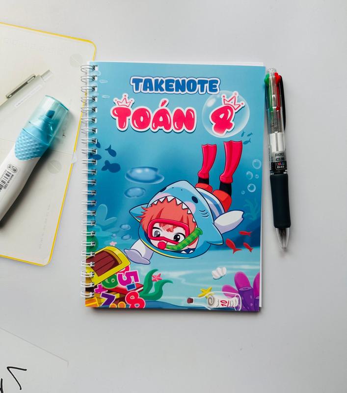 Sổ Tay Bằng Giấy A5- Take Note Toán 4 Chương Trình Mới 2024 (tặng kèm thời khóa biểu ngẫu nhiên)