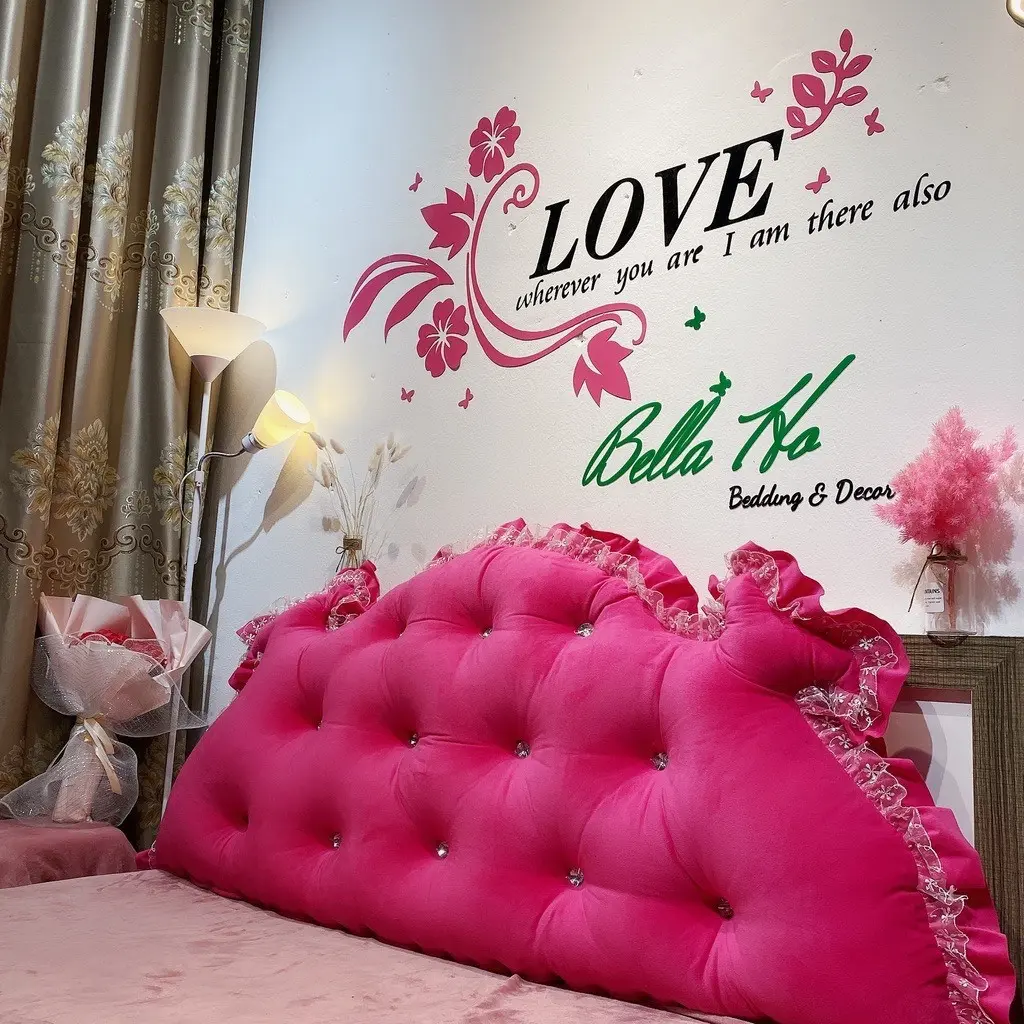 Gối tựa đầu giường , gối kê đầu giường nhập khẩu đủ kích thước theo giường