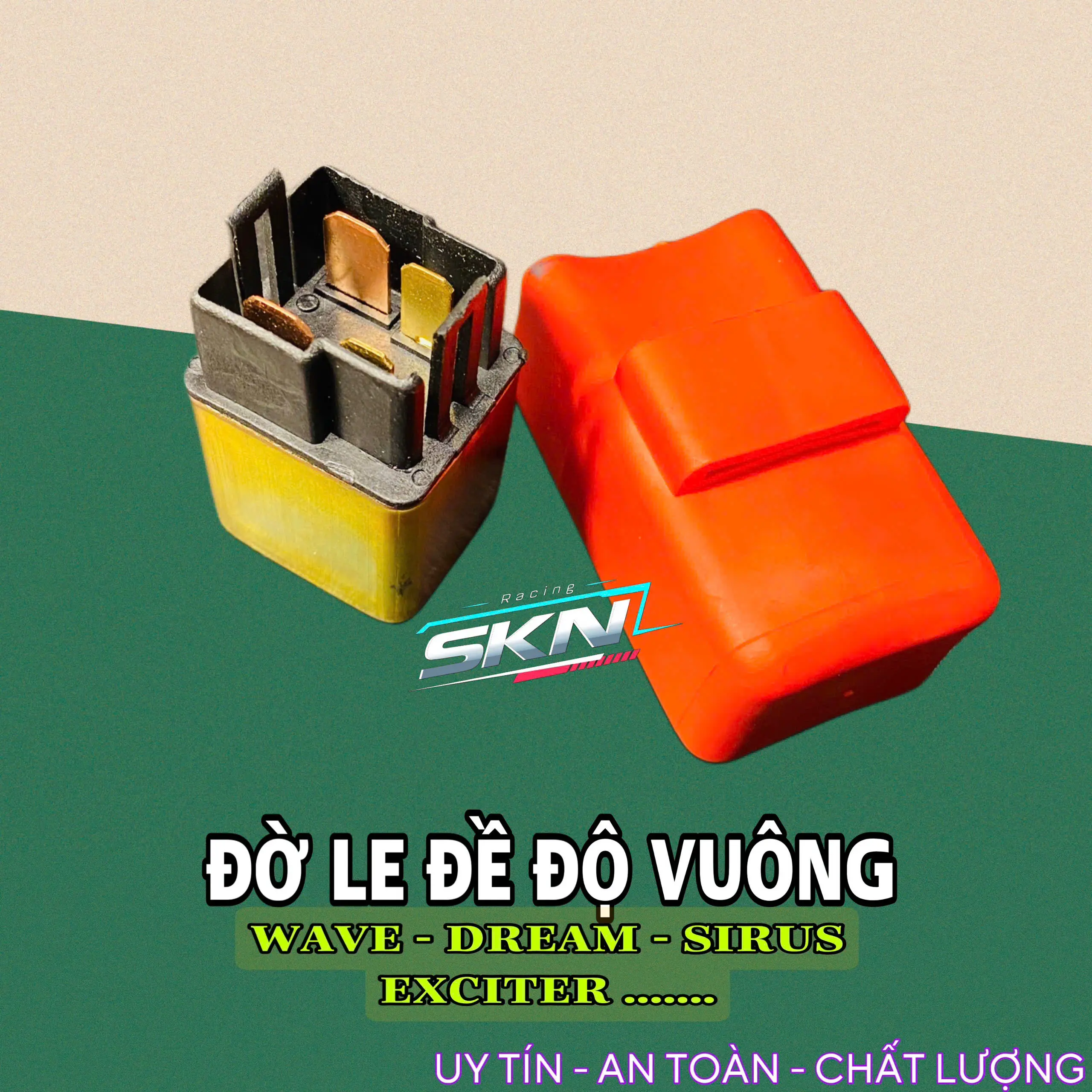 Rờ le đề cho các dòng xe Wave, Dream, Sirius, Exciter 135, 150, Winner v1 v2 v3, Sonnic phụ kiện