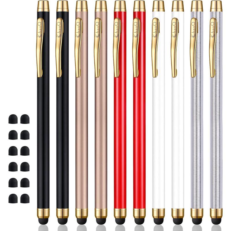 Stylus for Touch Screens Capacitive Pen (10 Pcs) with 12 Replaceable ...