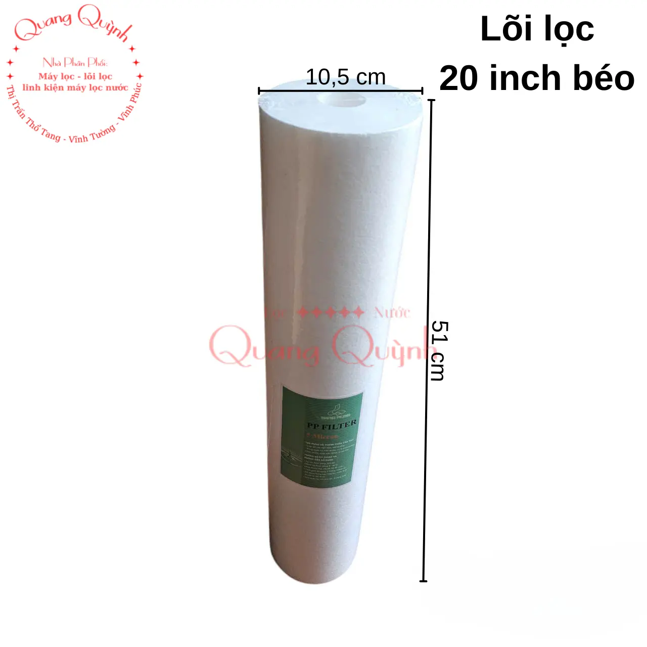 Lõi lọc béo 20 inch dùng cho cốc lọc béo