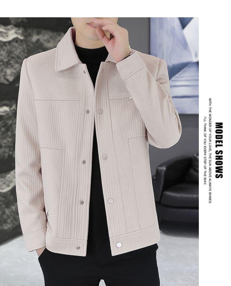 Product Introduction of 2024 Autumn New Korean Men's Jacket Trendy Wild Slim Fit Handsome Casual Jacket 16