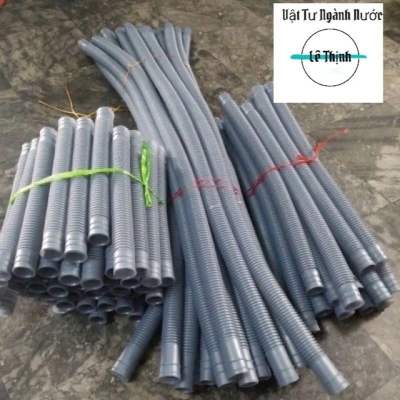 Dây sun nhựa thoát nước máy giặt,xi phông chậu rửa bát 30cm, 60cm, 120cm, 240cm