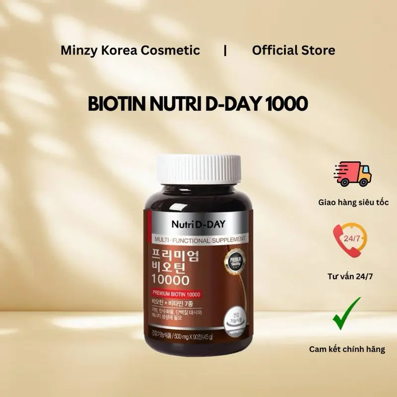 Viên uống biotin Nutri d day