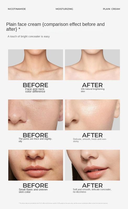 Product Introduction of Beilingmei Perilla Filter Makeup Cream 40G Concealer Brightening Skin Light Feeling Hydrating Moisturizing Skin Care Products Factory Price Wholesale Moisture Moisturizer Moisturize Cosmetic Primer Hydrate 4