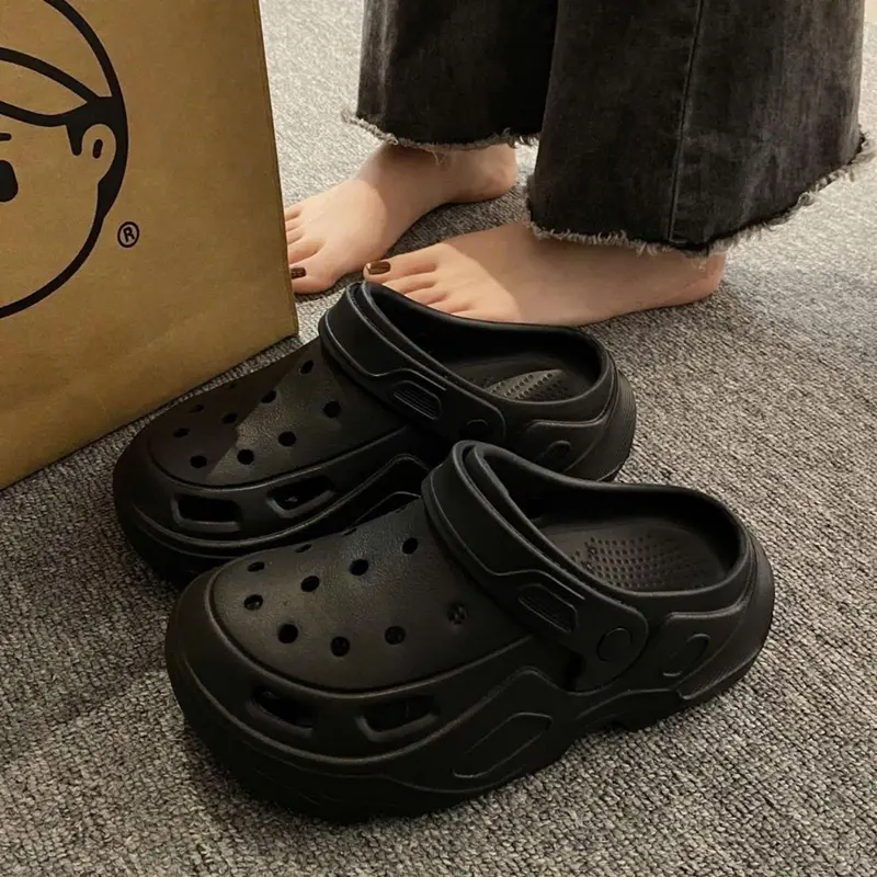 Dép sadanl sục nam đi mưa độn đế 5cm chống trơn trượt ma sát tốt chất liệu eva siêu êm siêu nhẹ(HY2998) 5