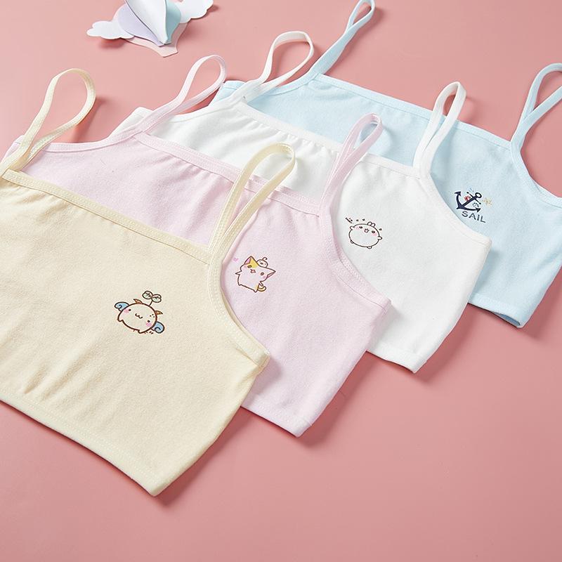 Áo 1 Lớp - Áo lá dây nhỏ xinh xắn dễ thương cho bé gái tuổi dậy thì áo lót học sinh cấp 1 cấp 2 không đệm đồ lót tiểu học