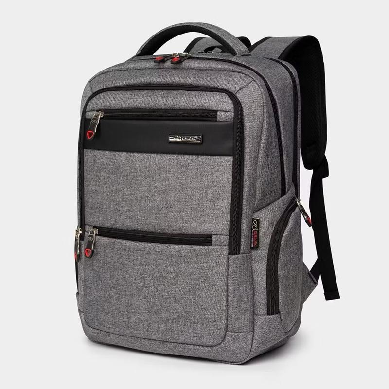 [Mẫu Mới] Balo Laptop 15”6inch Kim Long KL050 - Chống Thấm Nước - 8 Ngăn - Đen - Backpack, Đeo Vai Bag