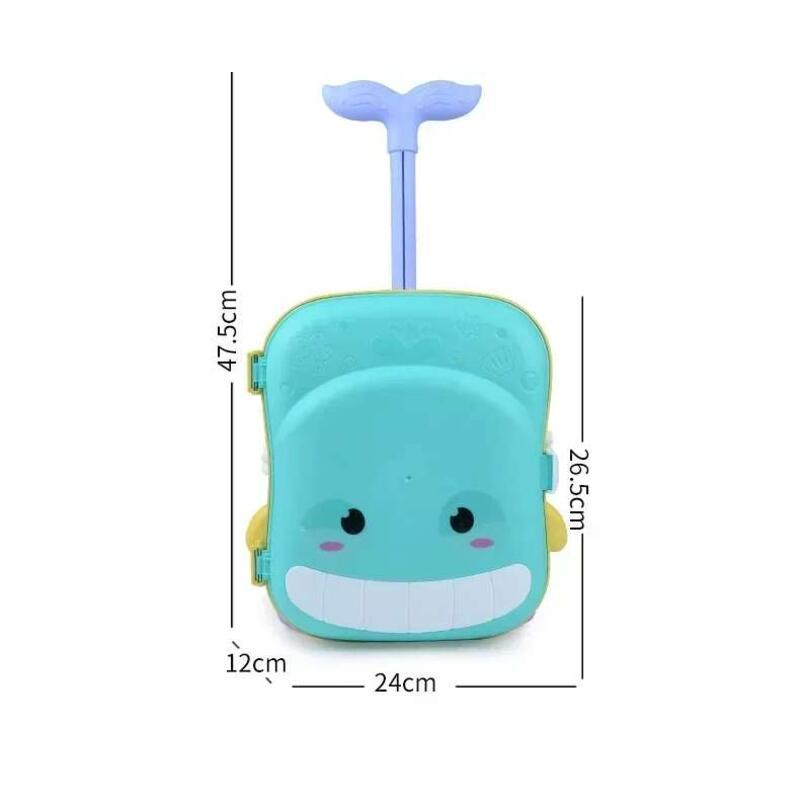 Product Introduction of Children Summer Beach Toys Outdoor Shovel Water Play Tools Beaide Trolley Suitcase Moulds Sand Rake Kids Gifts 10