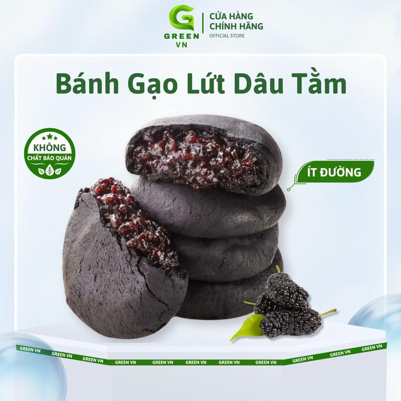 Bánh Gạo Lứt Dâu Tằm Nếp Cẩm Green Vn Bánh Ít Đường Mềm Dẻo Dễ Ăn Thơm Ăn Liền Không Chất Bảo Quản 250g 500g 1kg Thức Ăn Vặt Snack Food