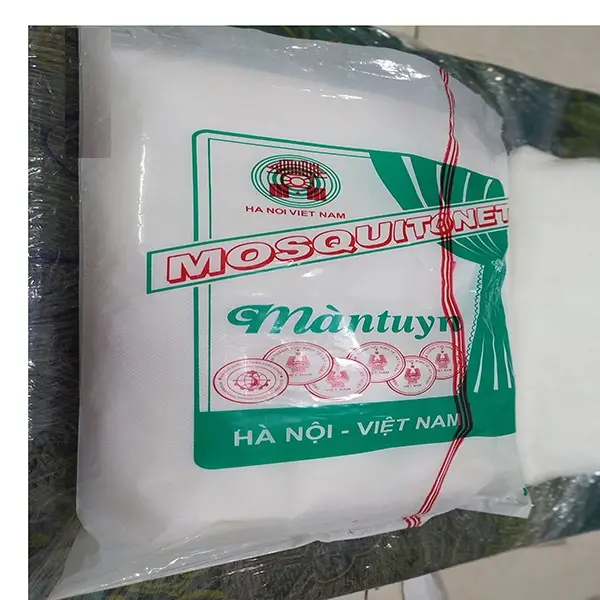 Màn tuyn chống muỗi chân dài( Loại 1) cho giường Đôi( kt ngang 1.6m hoặc 1.8m)-hàng Việt Nam 4