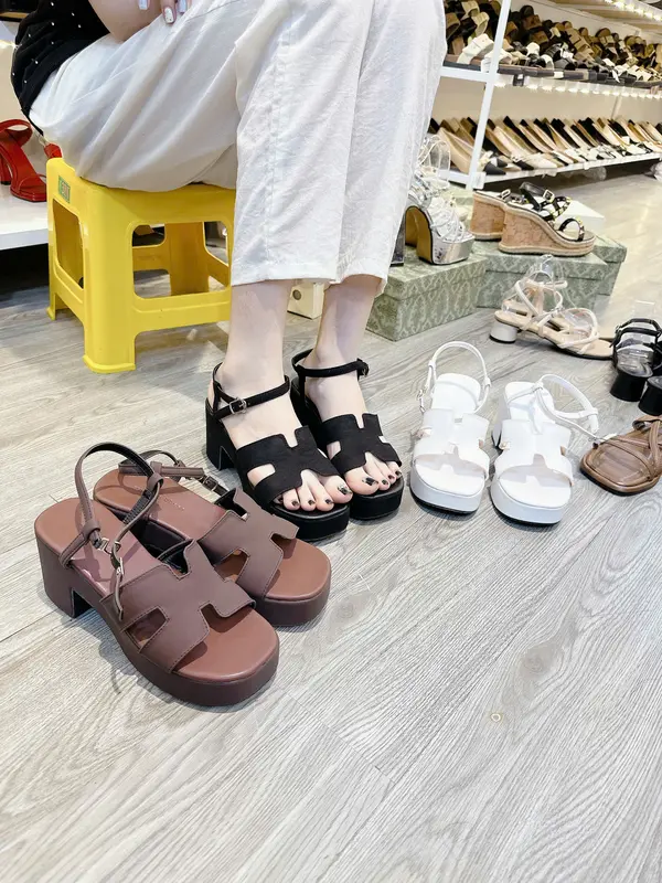 TS Sandal xuồng H, cao 7f, size 35 - 39 3