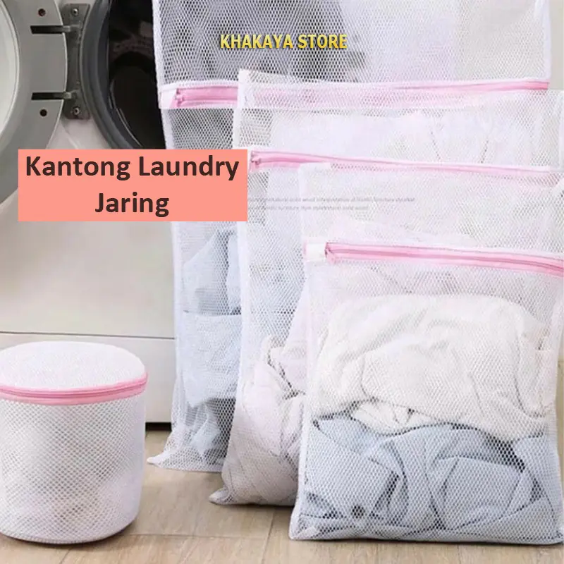 Kantong Laundry Bag Jaring Cucian Bra Celana Dalam Kaos Mesin Cuci