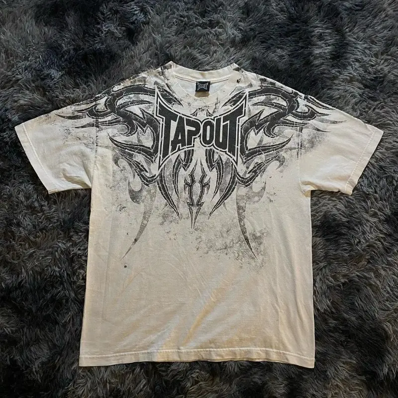 Áo Thun Tapout, Phong Cách Gothic, Dành Cho Nữ, Chất Liệu Bông, Thiết Kế In Hình, Ngắn Tay, Phong Cách Y2k Punk, Cổ Tròn, Cổ Điển Và Thường Ngày, Áo Thun Độc Đáo Quần Áo Nữ, Hàng Mới Về Mùa Hè Top Women Top Women