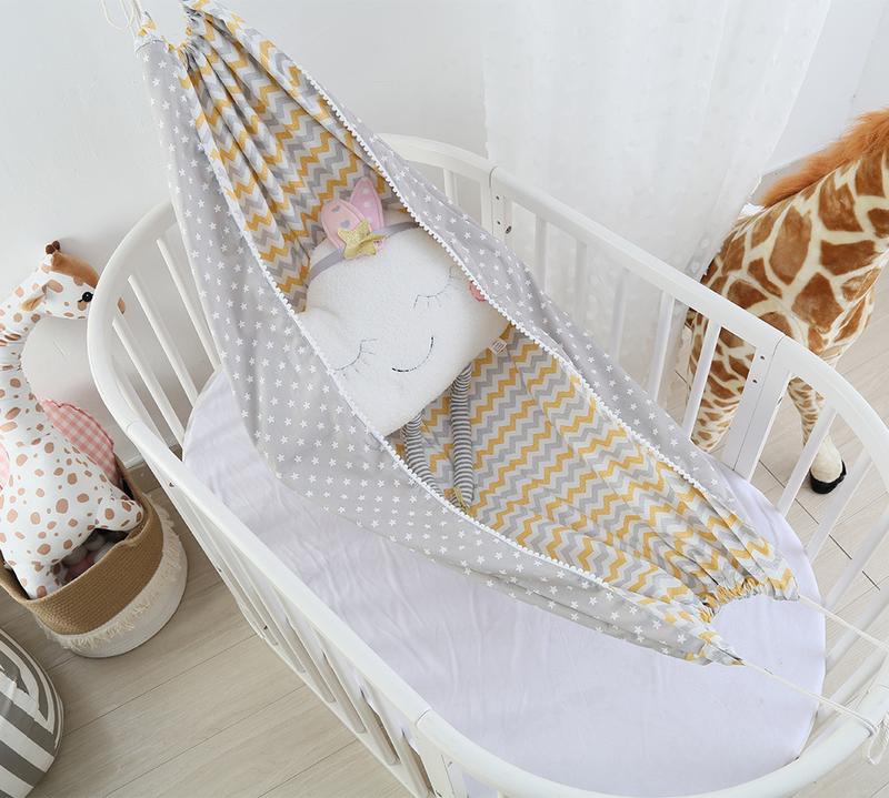 Product Introduction of INS Children's Swing Indoor Outdoor Hanging Basket Kids Hanging Cloth Bag Baby Home Cartoon Hammock 24