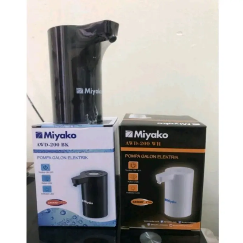 Pompa air galon elektrik Miyako AWD 200 Bk/Wh 0