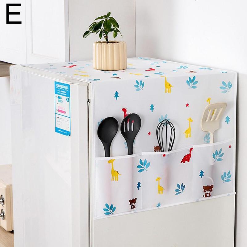 Product Introduction of Fridge Dustproof Cover With Storage Bag Waterproof Washable Multi-purpose Kitchen Washing 41