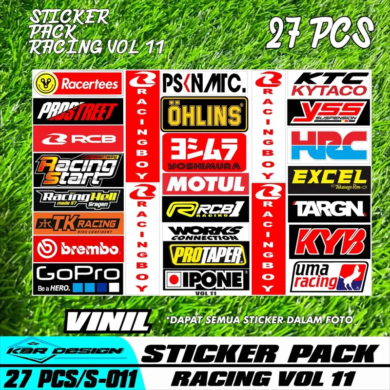 STIKER PACK RACING / STIKER PACK / STIKER MOTOR / STICKER CUTTING ...